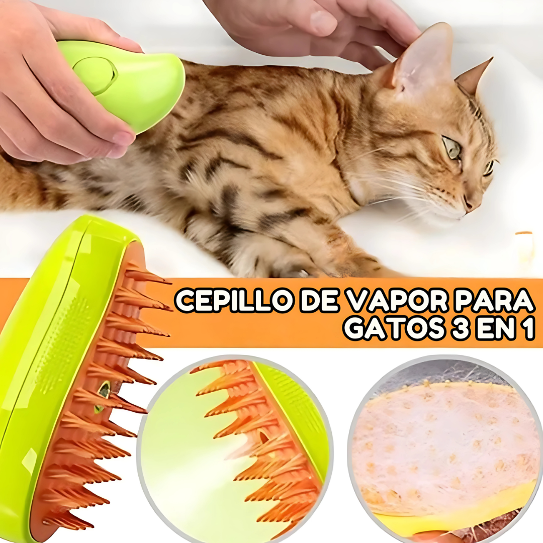 El Cepillo a Vapor que Quita los Pelos sin Tirones y sin Estrés 🧡