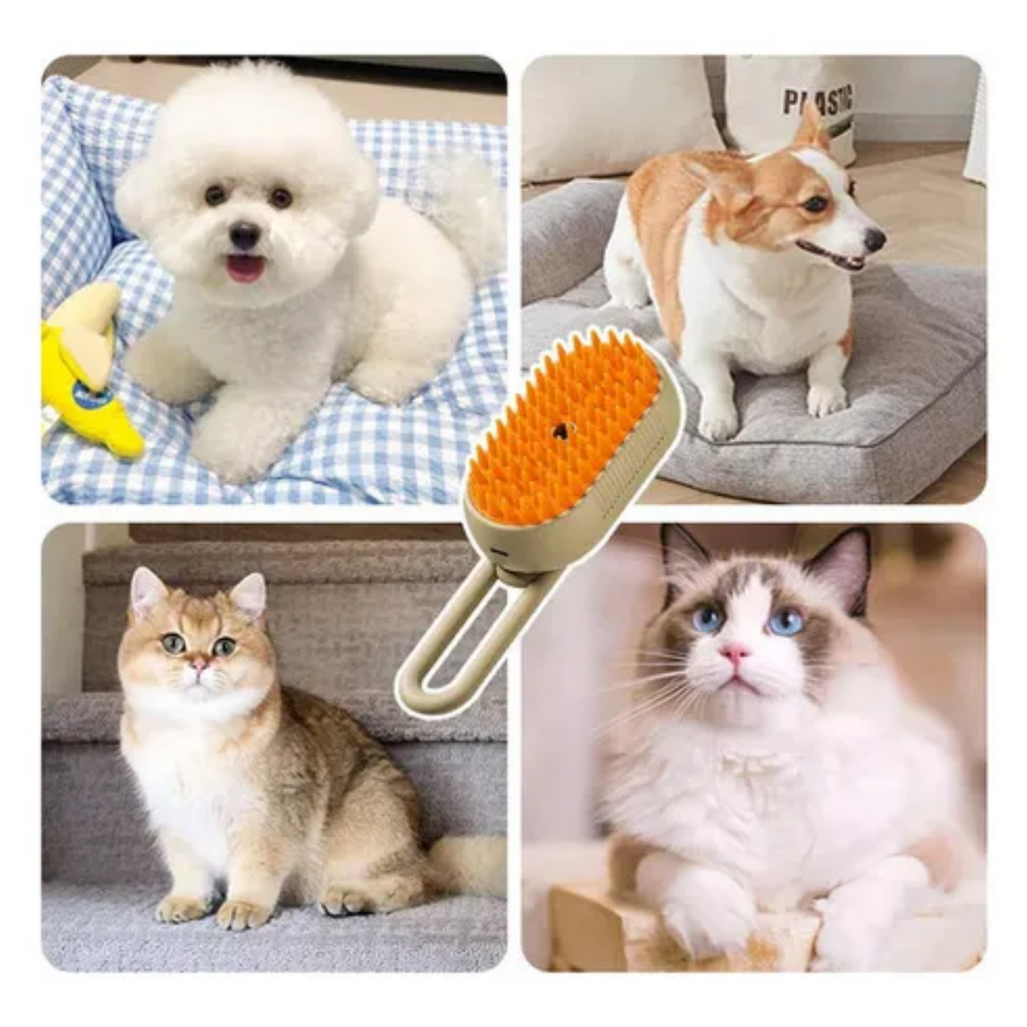 ¡2x1 HOY! Cepillo a Vapor Quita Pelos Paga al Recibir 🧡